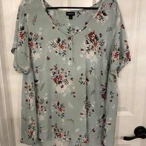 Torrid Floral Women's Top - Green
